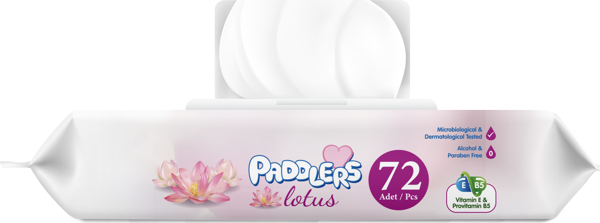 Paddlers Lotus Çiçeği Kokulu 72'li Islak Mendil - Image 1