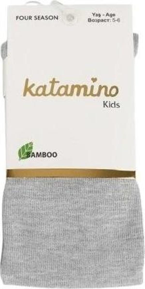 Nessiworld  Mirabel Kız Bambu Külotlu Çorap K30207 Gri - Image 1