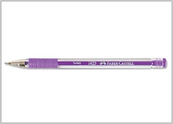 Faber Castell Tükenmez Kalem 1425 Lila - 3 adet - Image 1