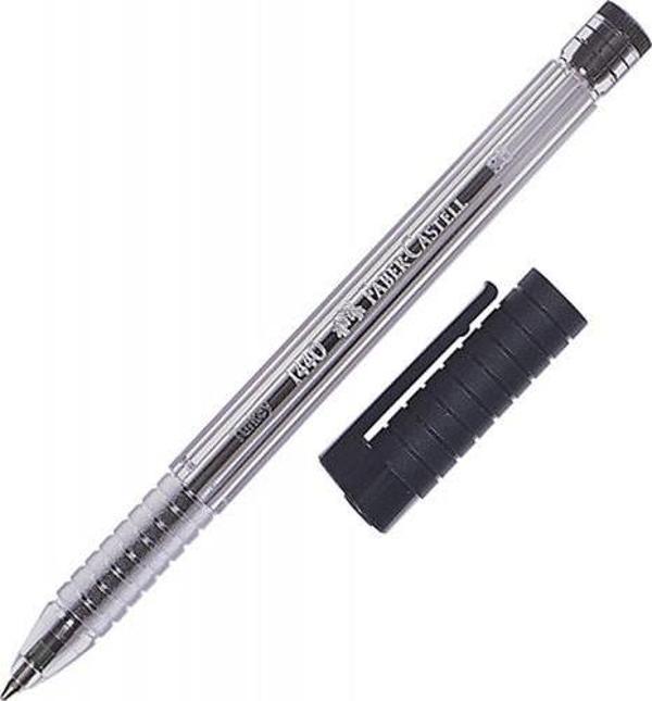Faber Castell Tükenmez Kalem 1440 Siyah - 5 adet - Image 1