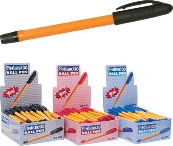 Mikro 30 Siyah Tükenmez Kalem 5 adet - Image 1