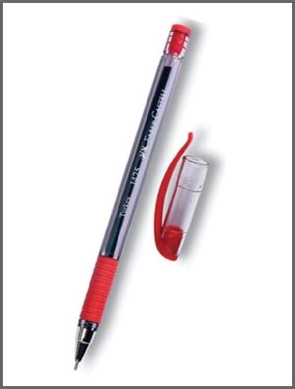 Faber Castell Tükenmez Kalem 1425 Kırmızı 3 adet - Image 1