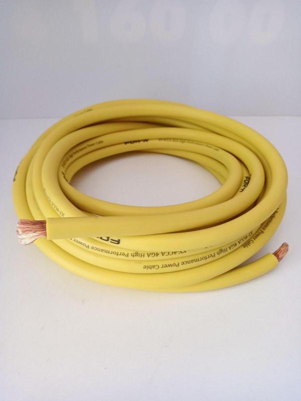 Amfi Tesisat Güç Kablosu 4ga - Xy-4 Cca Oto Anfi 4ga Power Kablosu - 5 Metre - Image 1