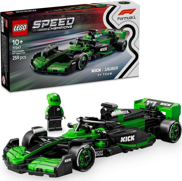 LEGO Speed Champions KICK Sauber F1 Team C44 Yarış Arabası 77247 - Image 1