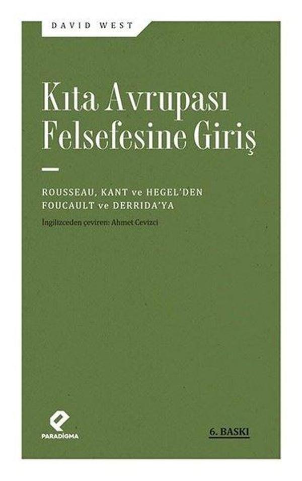 Kıta Avrupası Felsefesine Giriş - Paradigma Yayınları - Image 1