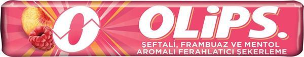 Olips Şeftali Frambuaz ve Mentol Aromalı Bonbon Şekerleme 28 g - Image 1
