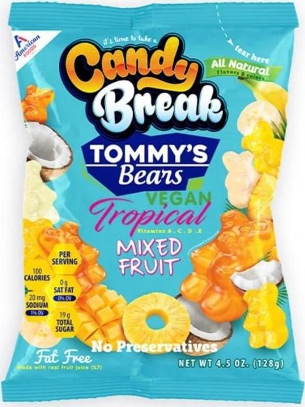 Candy Break Tommy's Bears Vegan Tropical Jelibon - Image 1