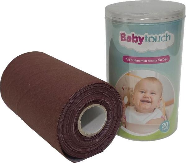 Baby Touch Tek Kullanımlık Rulo Bebek Mama Önlüğü (20 Adet) - Image 1