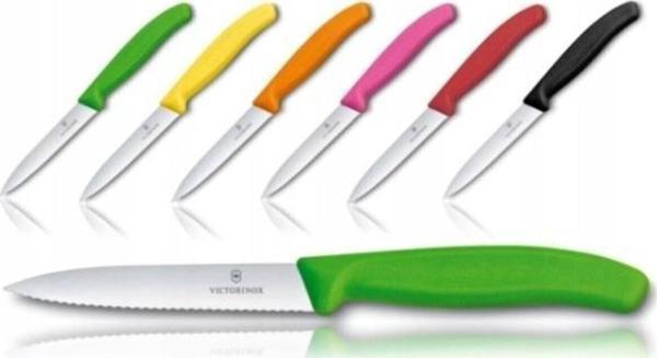 Victorinox 6.7633.6 8 cm Tırtıklı Soyma Bıçağı Renkli 6 ad - Image 1