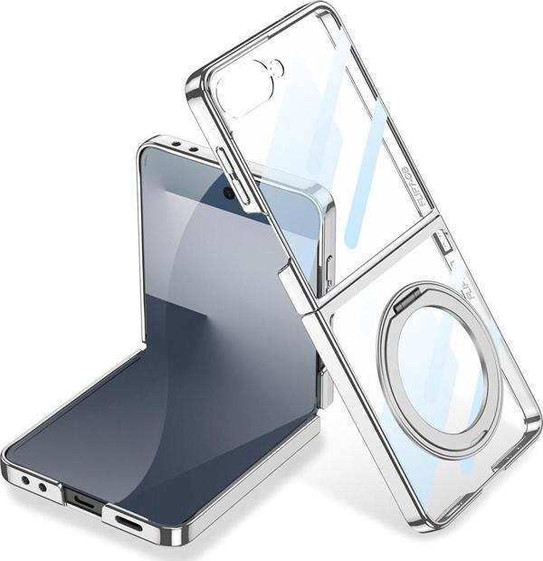 Galaxy Z Flip 7 M-safe Şarj Özellikli Kıpta KPT-02 Standlı Kapak - Image 1