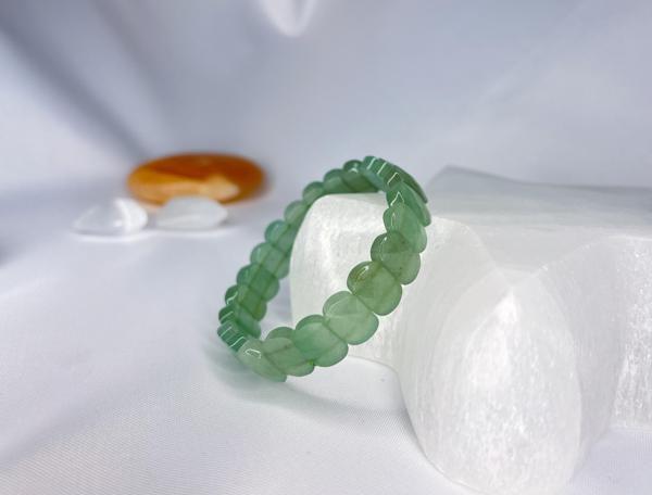 AVENTURİN DOĞALTAŞ ROLEX KESİM BİLEKLİK  - Image 1