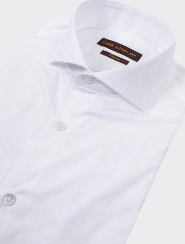 İtalyan Yaka Erkek Gömlek Slim Fit %100 Pamuk-KAW4023S - Image 1