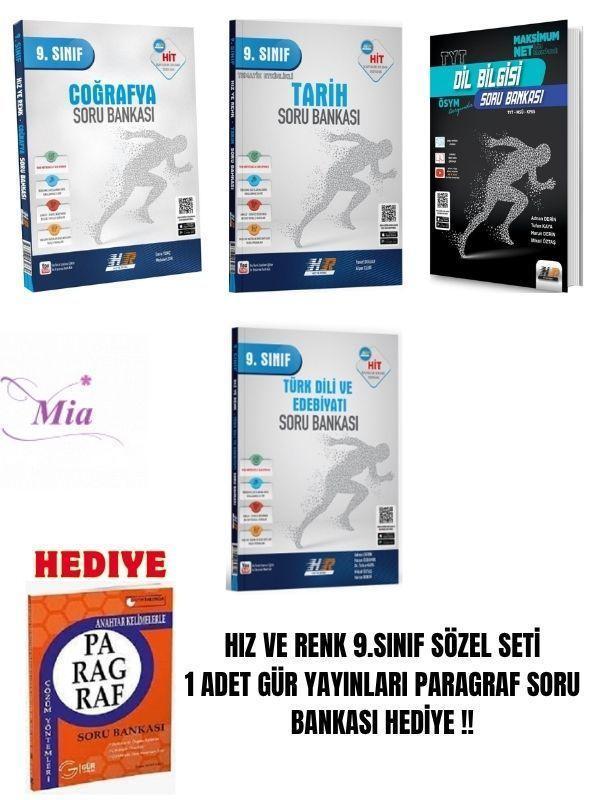 9.SINIF HIZ VE RENK SÖZEL SET  - Image 1