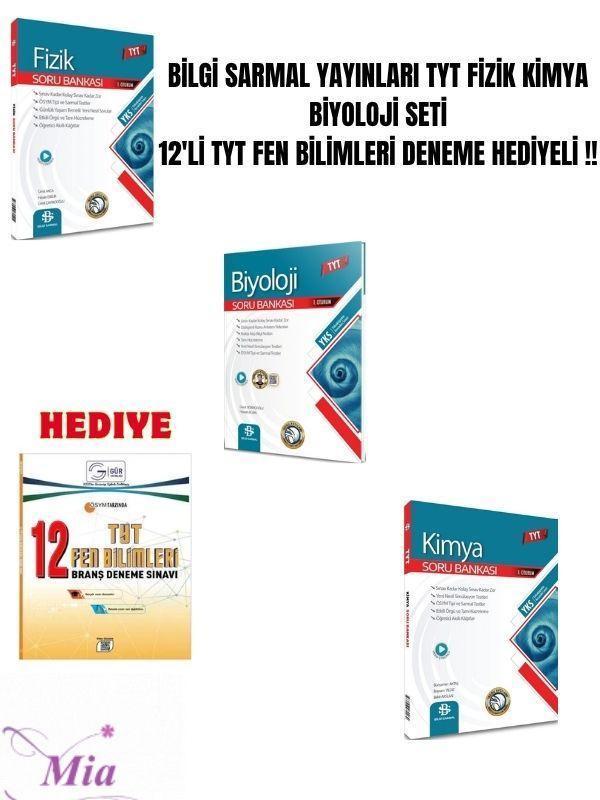 BİLGİ SARMAL TYT FİZİK KİMYA BİYOLOJİ SET  - Image 1
