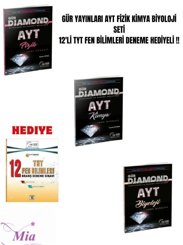 GÜR AYT FİZİK KİMYA BİYOLOJİ SETİ  - Image 1