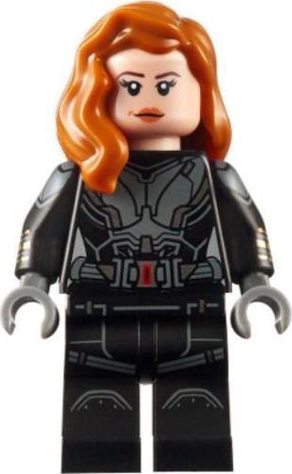 Lego Minifigür Black Widow Black Jumpsuit sh0637 - Image 1