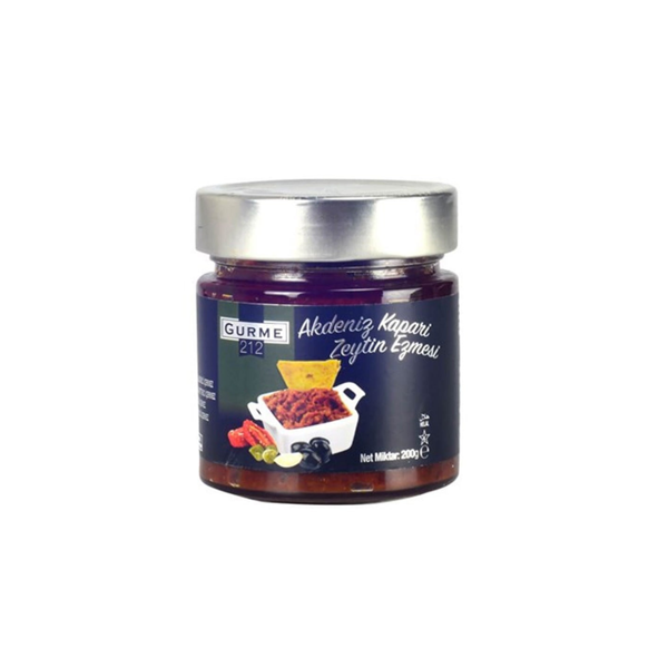 Gurme212 Siyah Zeytin Kapari Sos 200 gr - Image 1