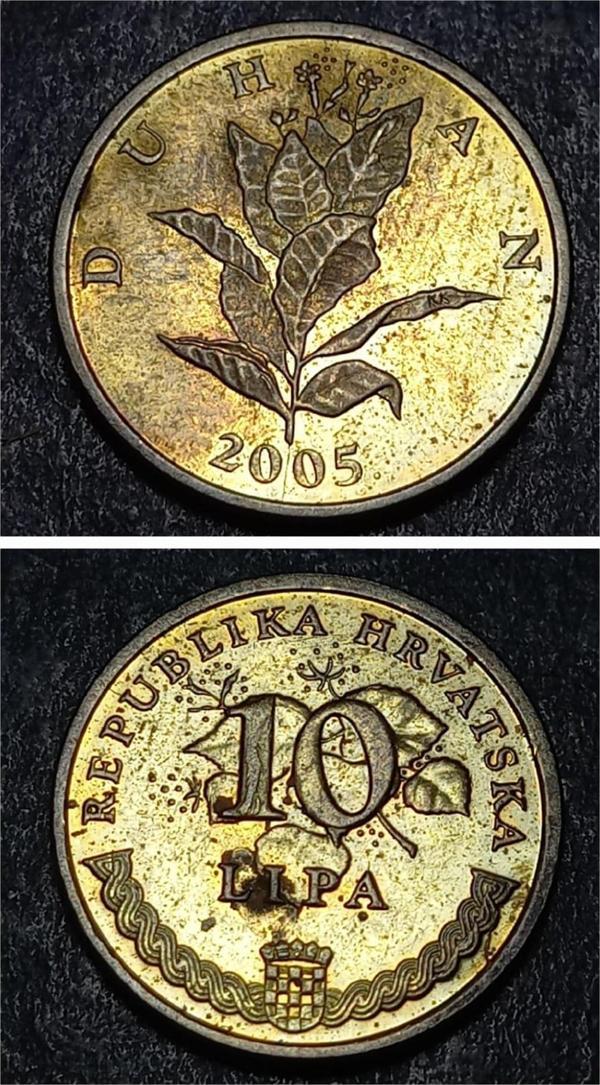 Escoines 39963688a97f43cee2 Hırvatistan 10 Lipa Hırvat Kunası çt Para - Image 1