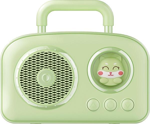 Jwin BR-220 Radyolu Bluetooth Hoparlör - Yeşil - Image 1