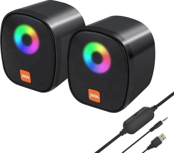 Jwin RGB-24 2'li USB Hoparlör - Image 1