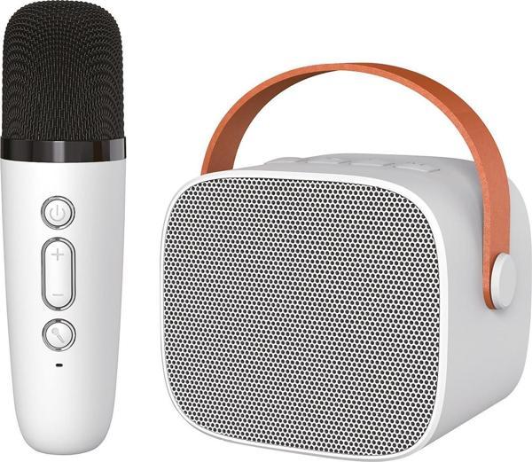 Jwin BK-320 Mikrofonlu Bluetooth Hoparlör - Beyaz - Image 1
