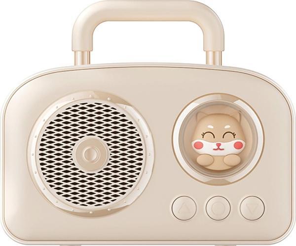 Jwin BR-220 Radyolu Bluetooth Hoparlör - Pudra - Image 1