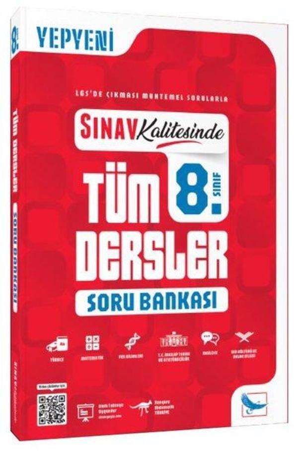 Sınav Kalitesinde 8. Sınıf LGS Tüm Dersler Soru Bankası - Sınav Yayınları - Image 1