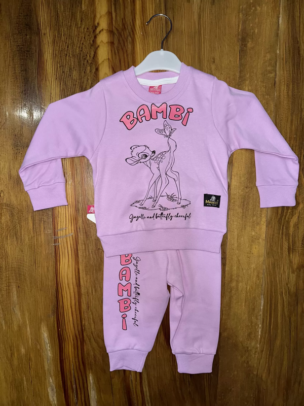 6-24 aylık bambi çocuk takımı lila - Image 1