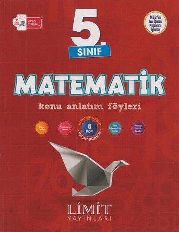 Limit 5. Sınıf Matematik Konu Anlatım Föyleri - Limit Yayınları - Image 1