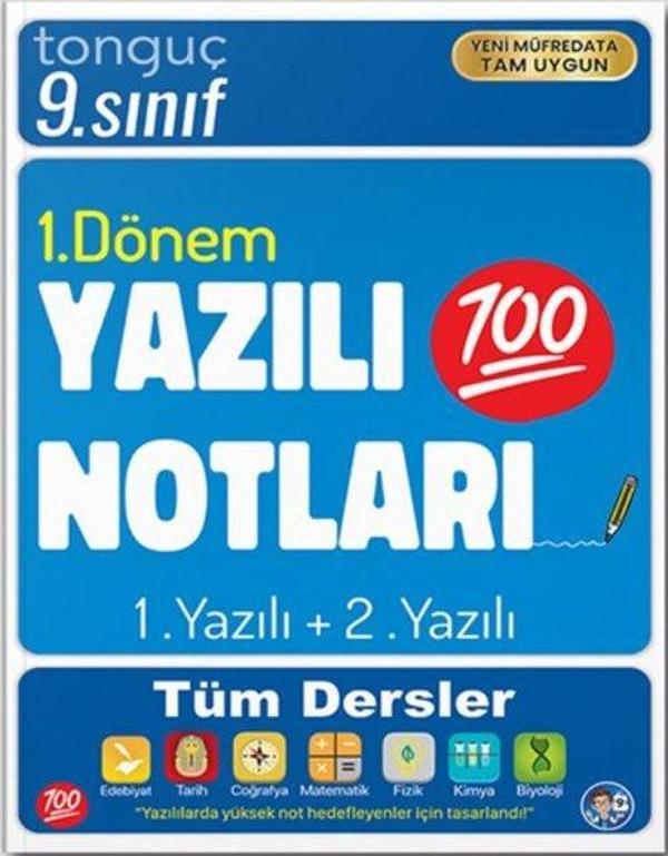 9. Sınıf Yazılı Notları 1. Dönem 1 ve 2. Yazılı - Tonguç Akademi - Image 1