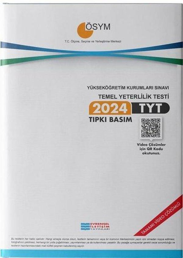 2024 TYT Çıkmış Sorular Video Çözümlü - Evrensel İletişim Yayınları - Image 1