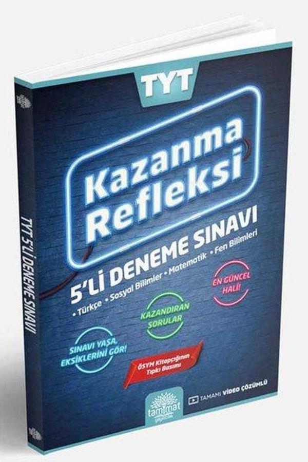 TYT Kazanma Refleksi 5'li Deneme - Tammat  Yayıncılık - Image 1
