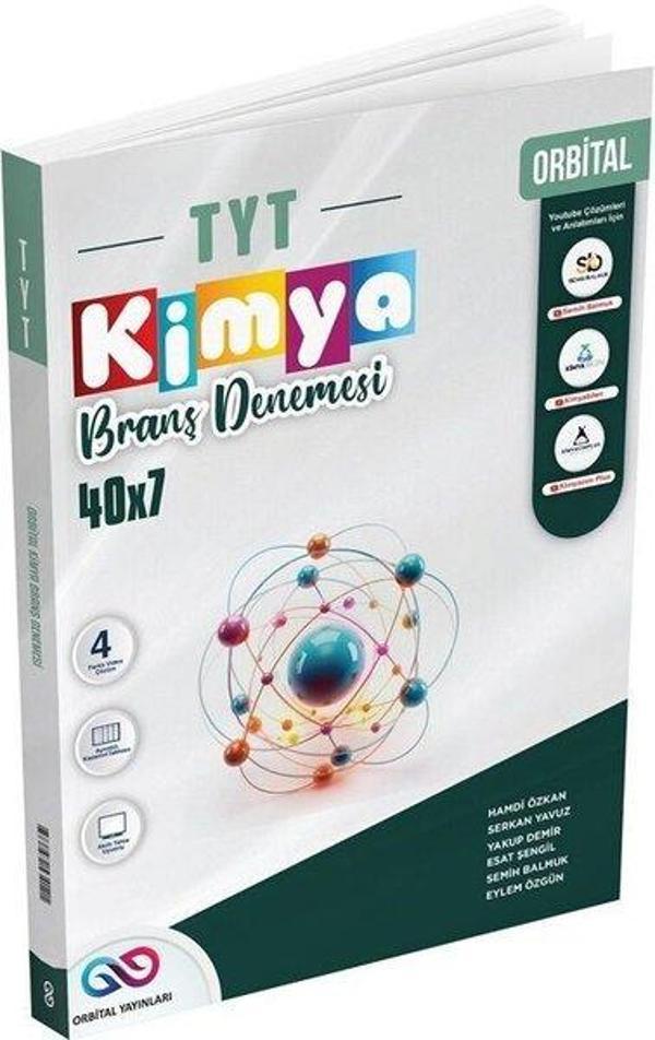 TYT Kimya 40 X 7 Branş Denemeleri - Orbital yayınları - Image 1