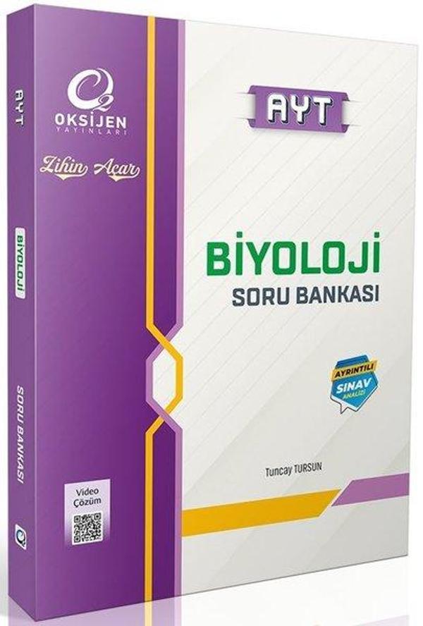 Oksijen AYT  Biyoloji Soru Bankası - Oksijen Yayınları - Eğitim - Image 1