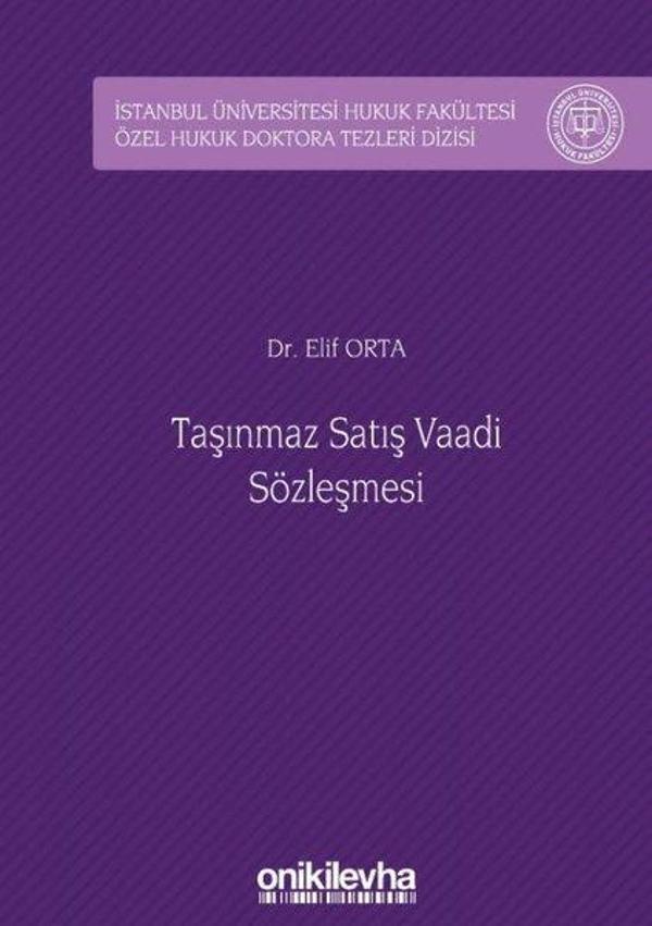 Taşınmaz Satış Vaadi Sözleşmesi - On İki Levha Yayıncılık - Image 1