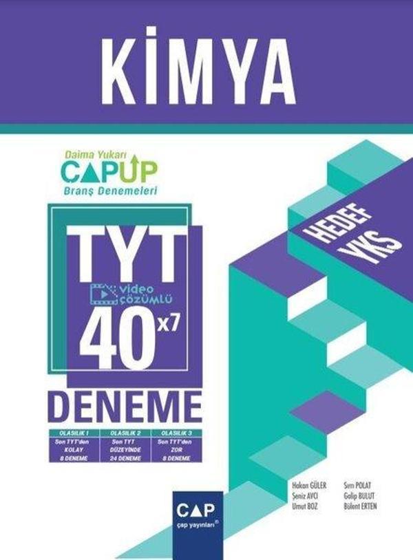 2021 TYT Kimya 40x7 Up Deneme - Çap Yayınları - Image 1