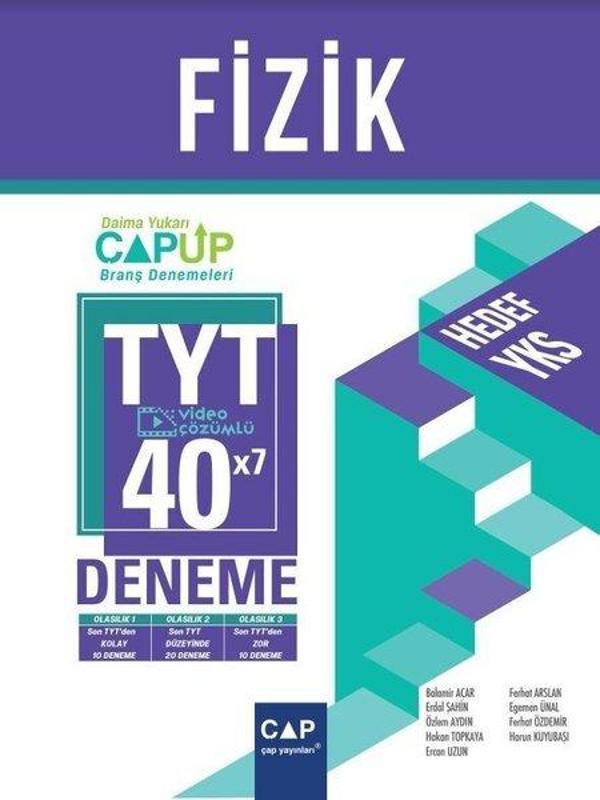 2021 TYT Fizik 40x7 Up Deneme - Çap Yayınları - Image 1
