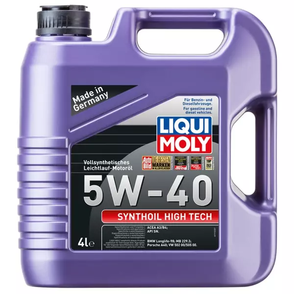 Liqui Moly Synthoil High Tech 5W40 4 Lt Motor Yağı (2194) - Image 1