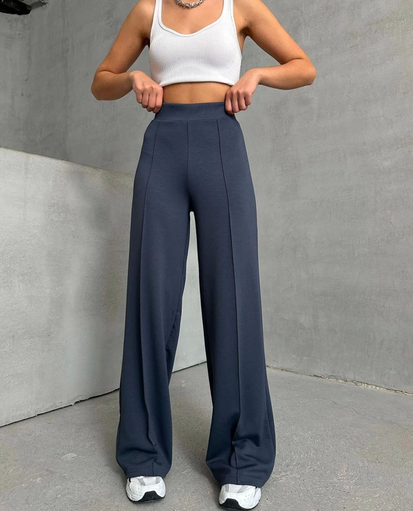 önü çımalı pantolon füme - Image 1