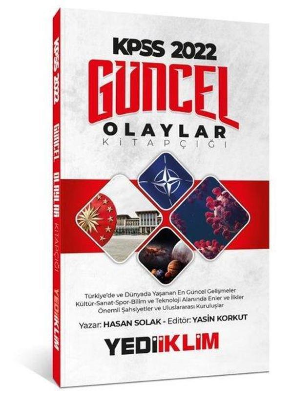 2022 KPSS Güncel Olaylar Kitapçığı - Yediiklim Yayınları - Image 1