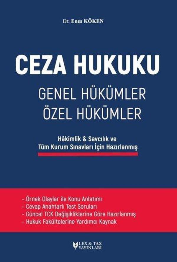 Ceza Hukuku - Genel Hükümler - Özel Hükümler - LEX-TAX Yayınları - Image 1