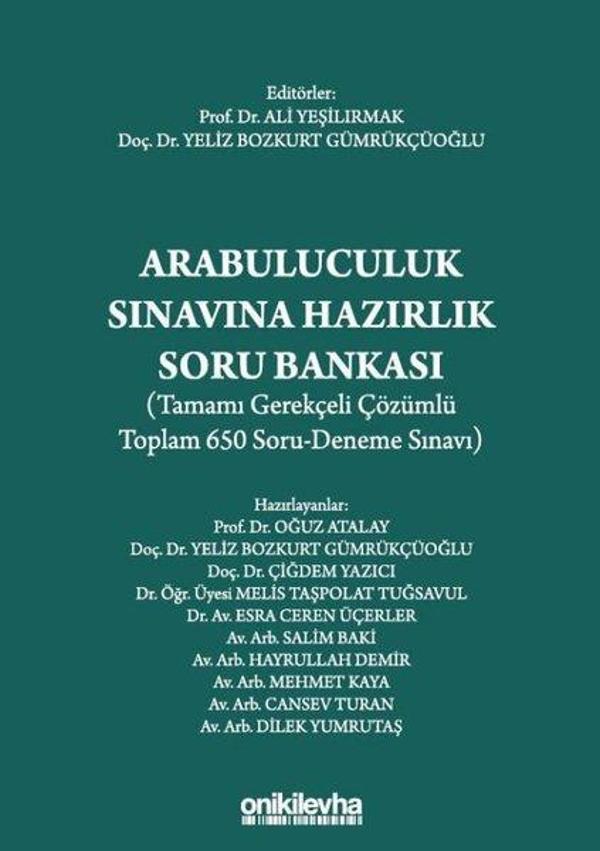 Arabuluculuk Sınavına Hazırlık Soru Bankası - Tamamı Gerekçeli Çözümlü Toplam 650 Soru - Deneme Sına - On İki Levha Yayıncılık - Image 1