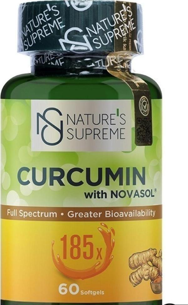 Nature's Supreme Curcumin 60 Yumuşak Kapsül - Image 1