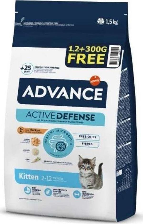 Cat Kitten Tavuklu ve Pirinçli Yavru Kedi Maması 1,2kg + 300gr Bonus Paket - Image 1