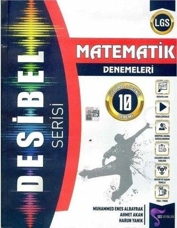 8.Sınıf LGS Matematik Desibel Deneme 10'lu - Ses Yayınları - Image 1