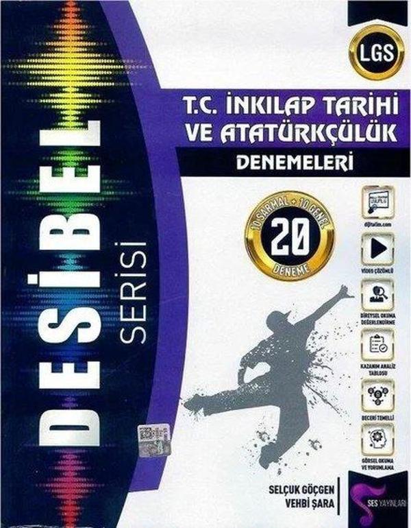 8.Sınıf LGS T.C İnkıalp Tarihi ve Atatürkçülük Desibel Deneme 20'li - Ses Yayınları - Image 1