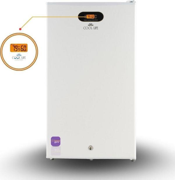 Cool Life Çift Sistem 91 Litre Beyaz Dijital Göstergeli 12/24/220 V Buzdolabı - Image 1