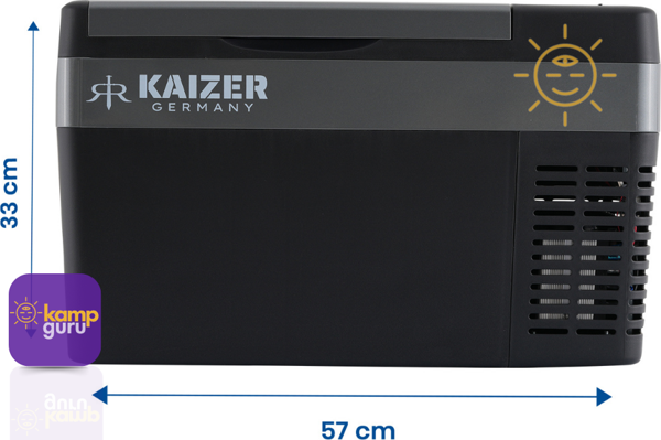 Kaizer Germany Çift Sistem 25 Litre 12/24/220 Volt Buzdolabı - Image 1