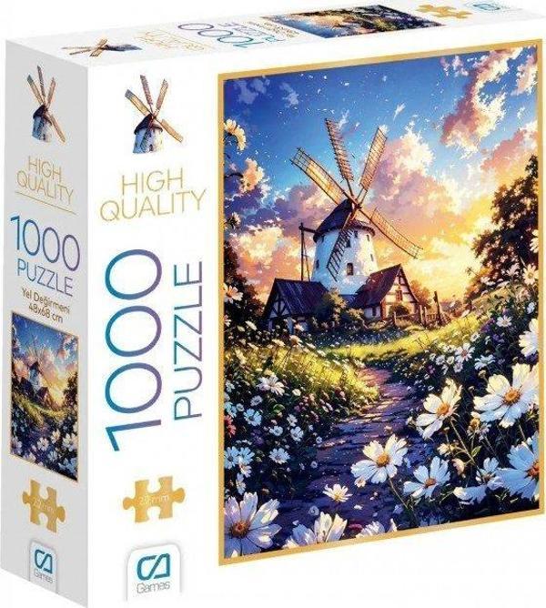 Martılar Papatyalar Puzzle 1000 Parça - Image 1