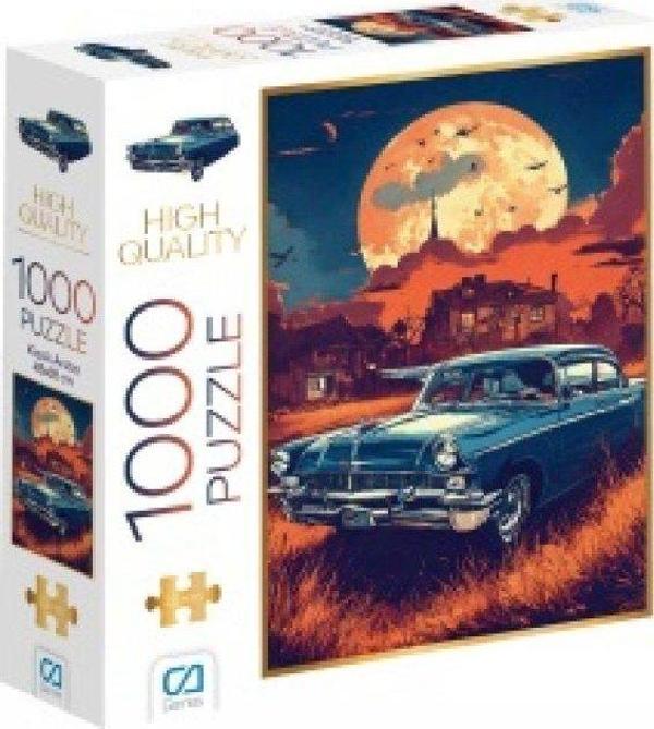Klasik Araba Puzzle 1000 Parça - Image 1